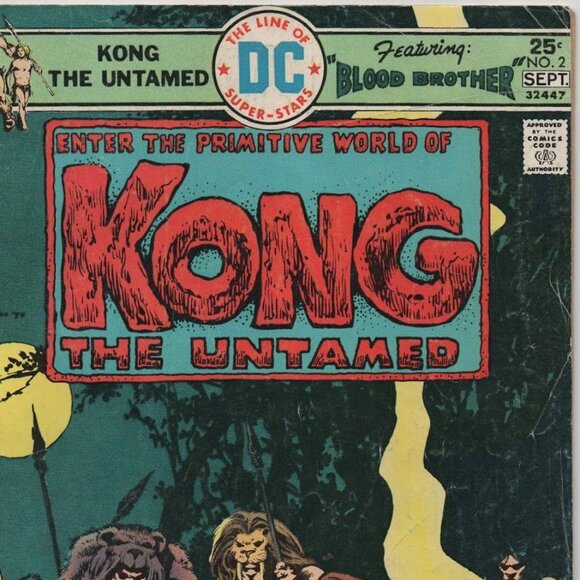 Kong the Untamed 2 DC Comics 1975 GD+ 2.5 Bernie Wrightson Cover Art - Picture 13 of 16